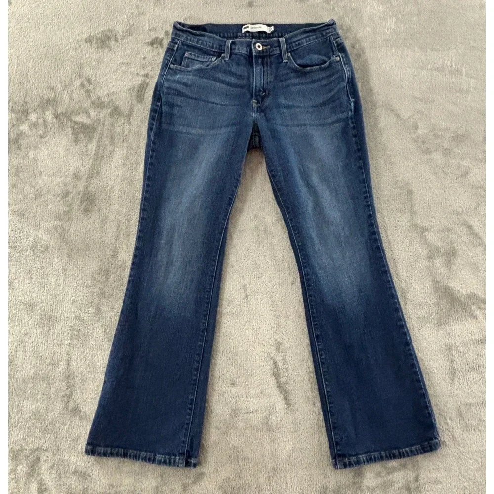 Levi's 515 Bootcut Jeans Womens 8 29x30 Dark Wash‎ Mid Rise Stretch Denim